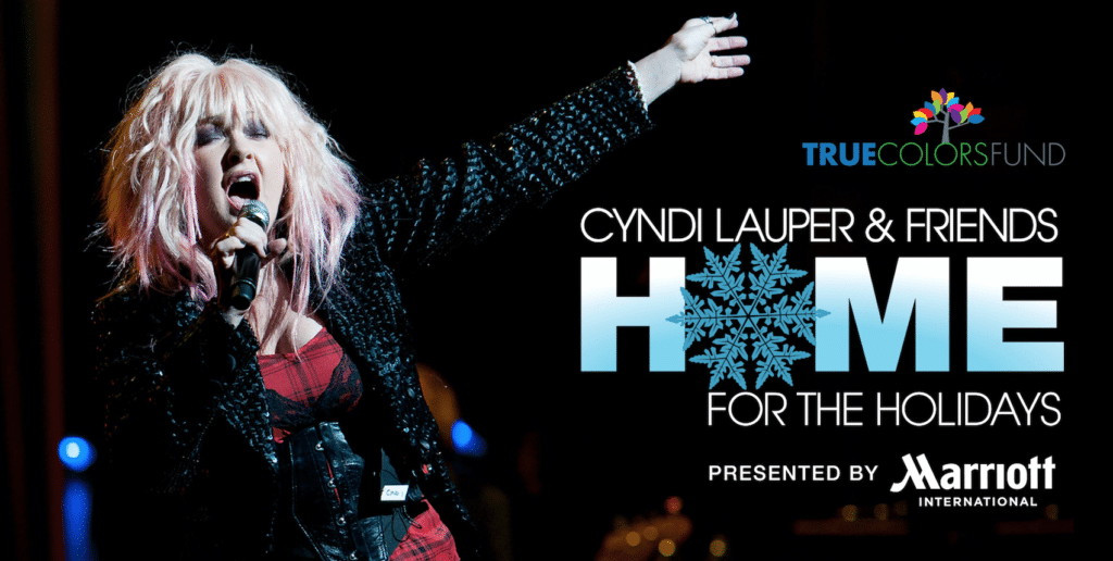 Cyndi Lauper hosts an LGBTQ+ benefit