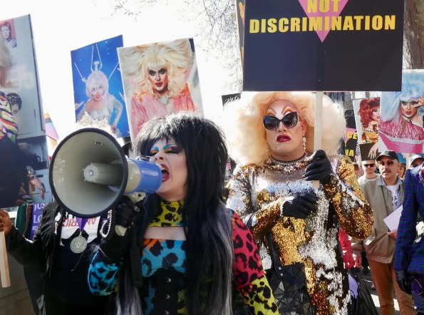 Protests held over Met Police's handling of UK drag queen Heklina's death