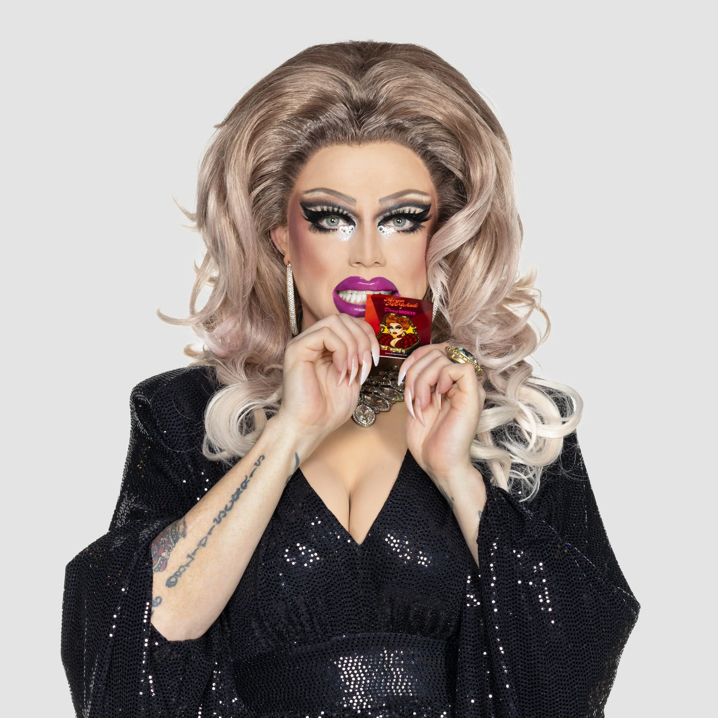Morgan McMichaels Lady in Red Tartan - Collectible Pin
