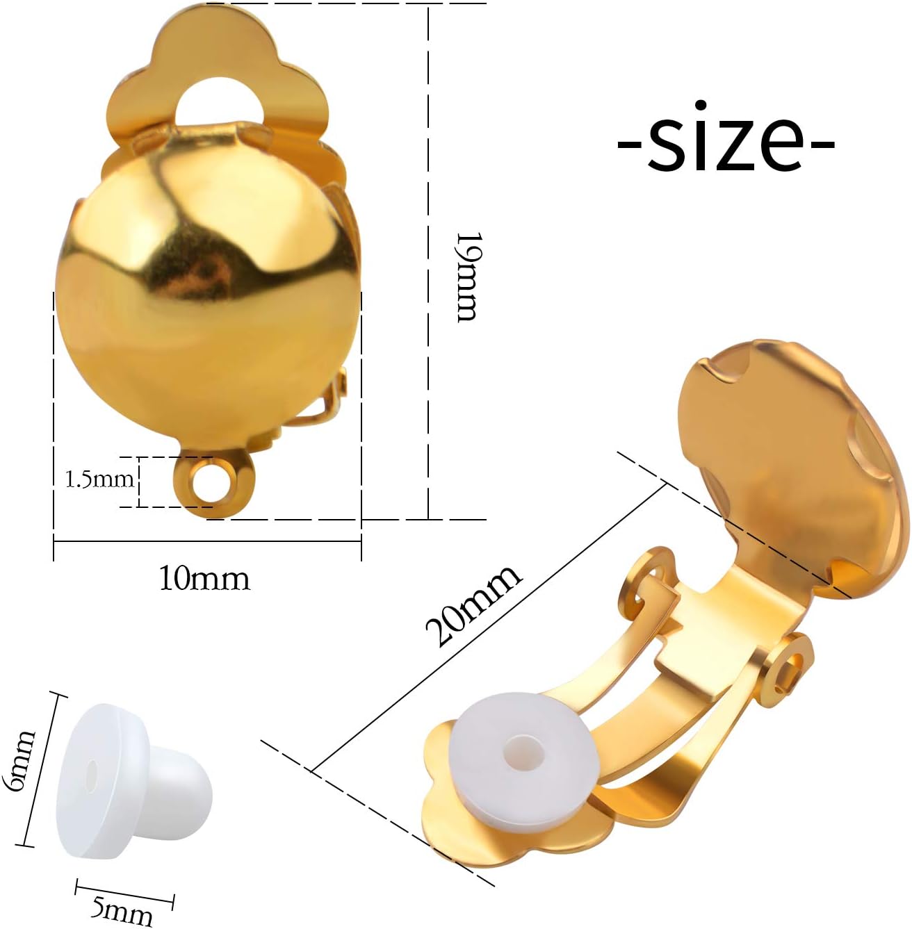 Clip-on Earring Adapter