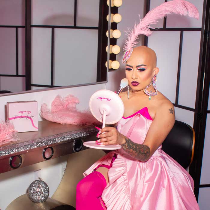 Ongina's Drag Society Box Product: LED Travel Mirror