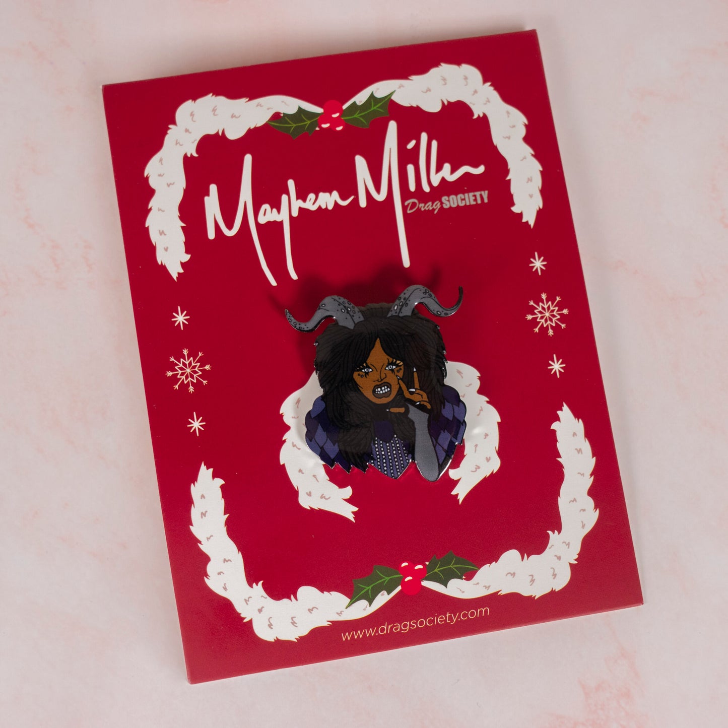 Mayhem as Krampus - Collectible Pin