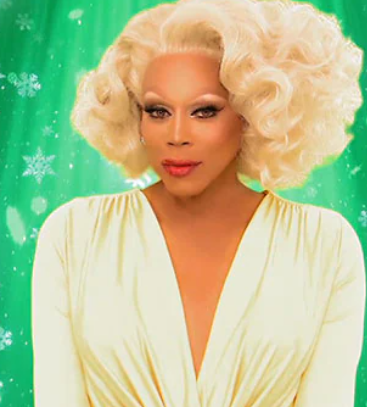 RuPaul shades a now viral knock-off Christmas ornament.(Image: World of Wonder)