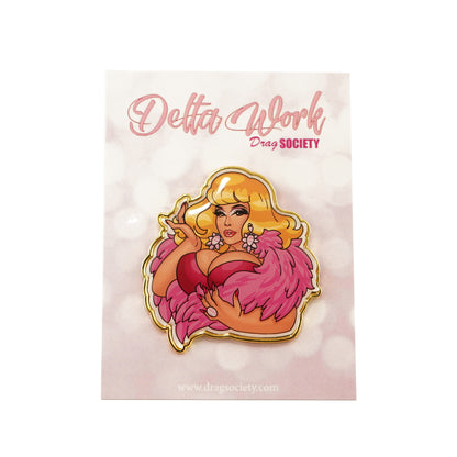 Delta Work Pretty in Pink - Collectible Pin