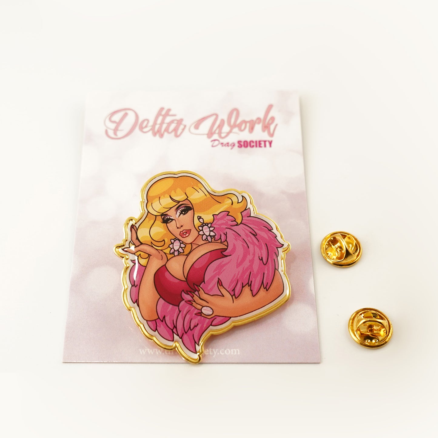 Delta Work Pretty in Pink - Collectible Pin